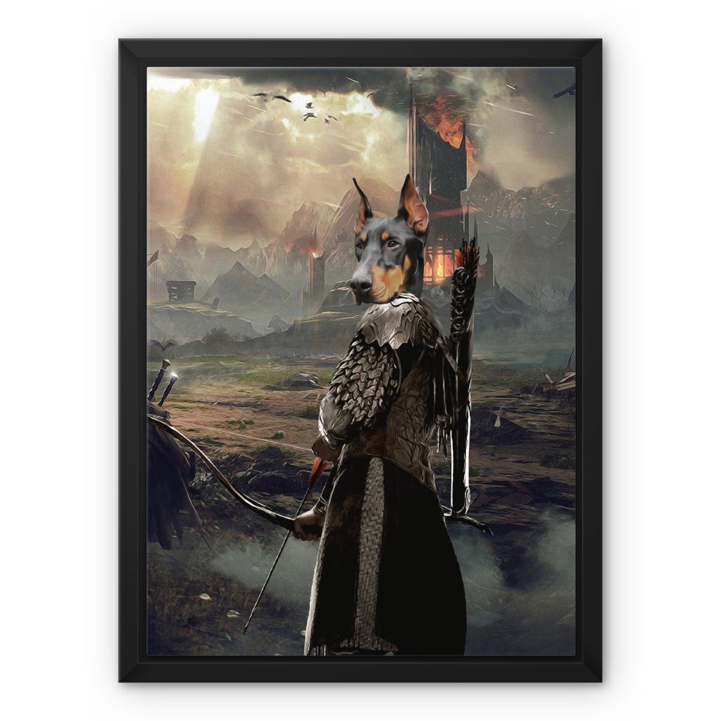 Pet Portraits | Legolas (Lord Of The Rings Inspired): Custom Pet Canvas | Paw & Glory