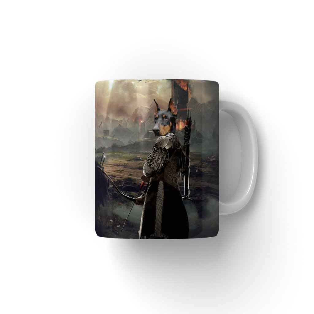 Pet Portraits | Legolas (Lord Of The Rings Inspired): Custom Pet Coffee Mug | Paw & Glory