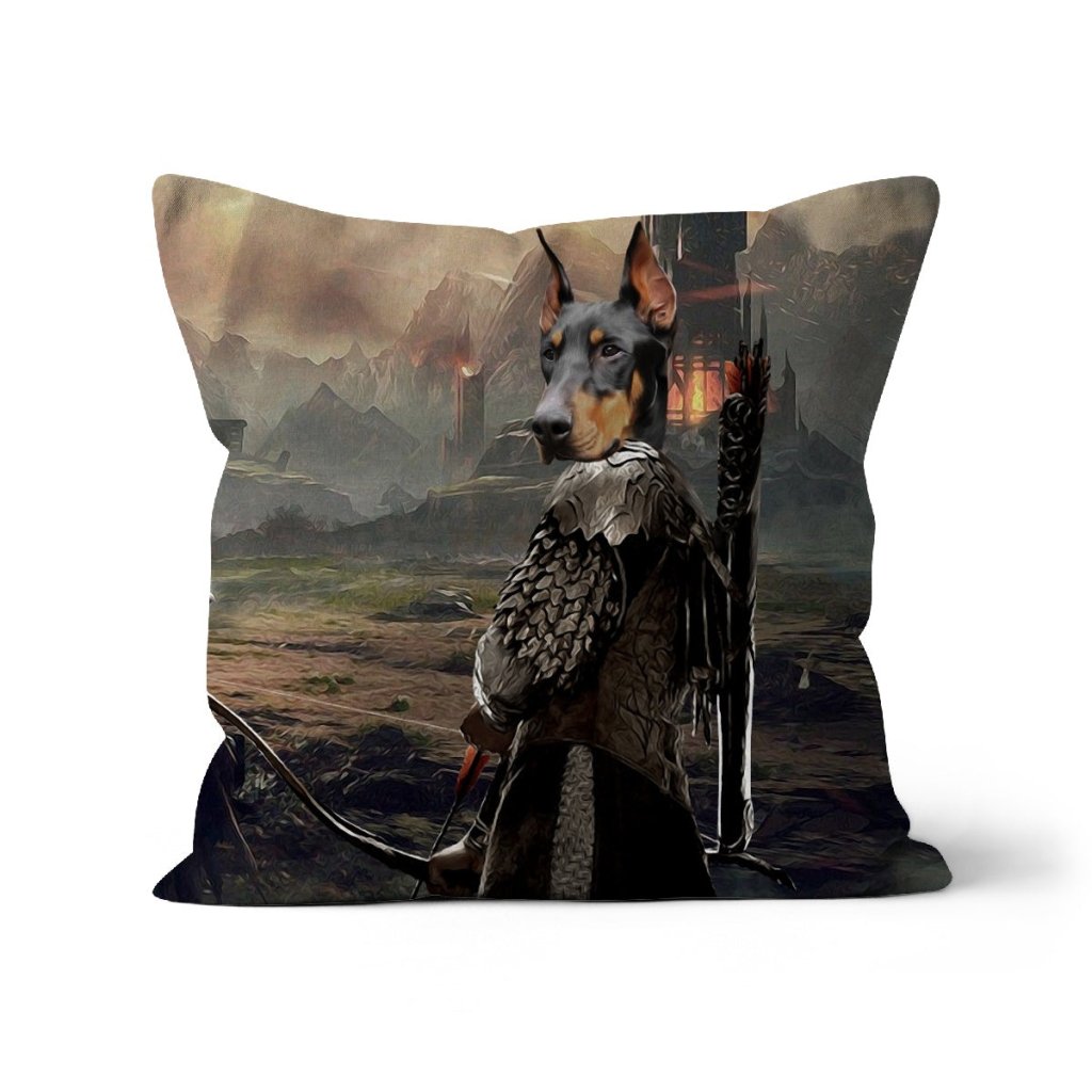 Pet Portraits | Legolas (Lord Of The Rings Inspired): Custom Pet Pillow | Paw & Glory