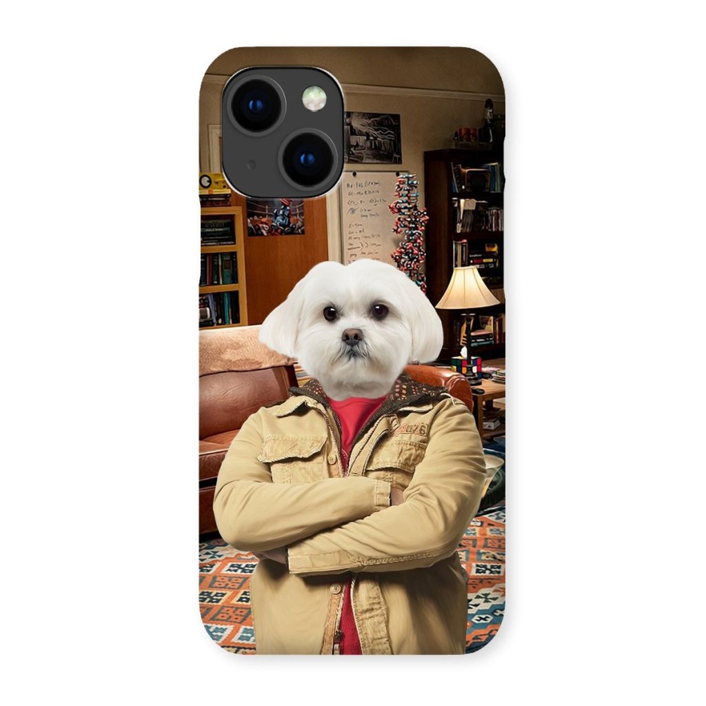 Pet Portraits | Leonard Hofstadter (Big Bang theory): Custom Pet Phone Case | Paw & Glory