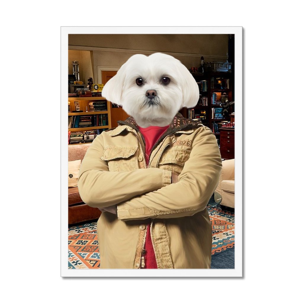 Pet Portraits | Leonard Hofstadter (Big Bang theory): Custom Pet Portrait | Paw & Glory