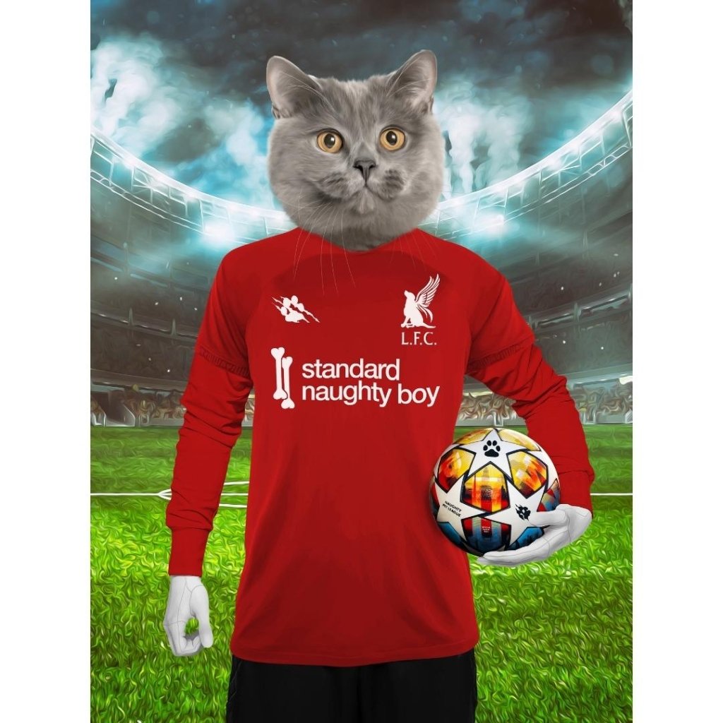 Pet Portraits | Liverpawl Football Club: Custom Digital Download Pet Portrait | Paw & Glory