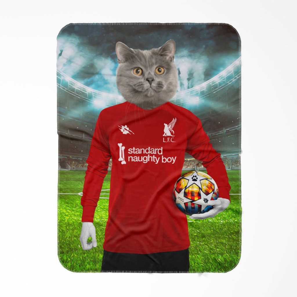Pet Portraits | Liverpawl Football Club: Custom Pet Blanket | Paw & Glory