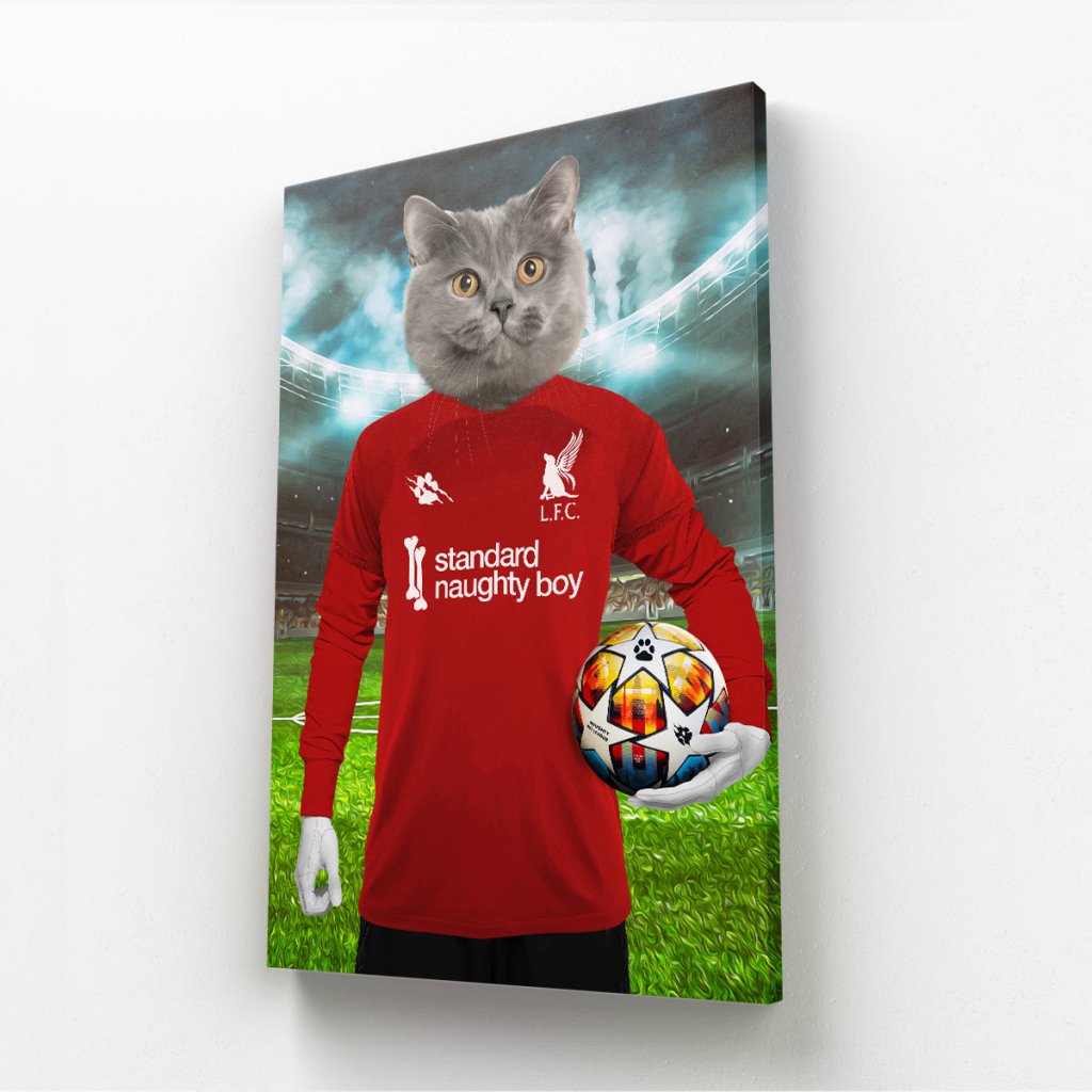 Pet Portraits | Liverpawl Football Club: Custom Pet Canvas | Paw & Glory