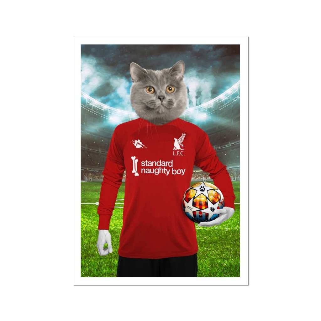 Pet Portraits | Liverpawl Football Club: Custom Pet Poster | Paw & Glory