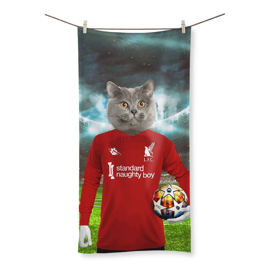 Pet Portraits | Liverpawl Football Club: Custom Pet Towel | Paw & Glory