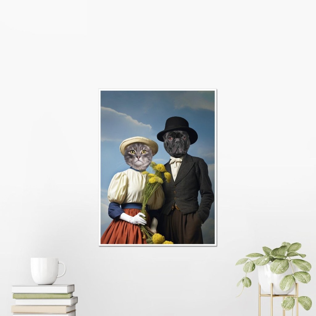 Pet Portraits | Lord and Lady: Custom Pet Poster | Paw & Glory