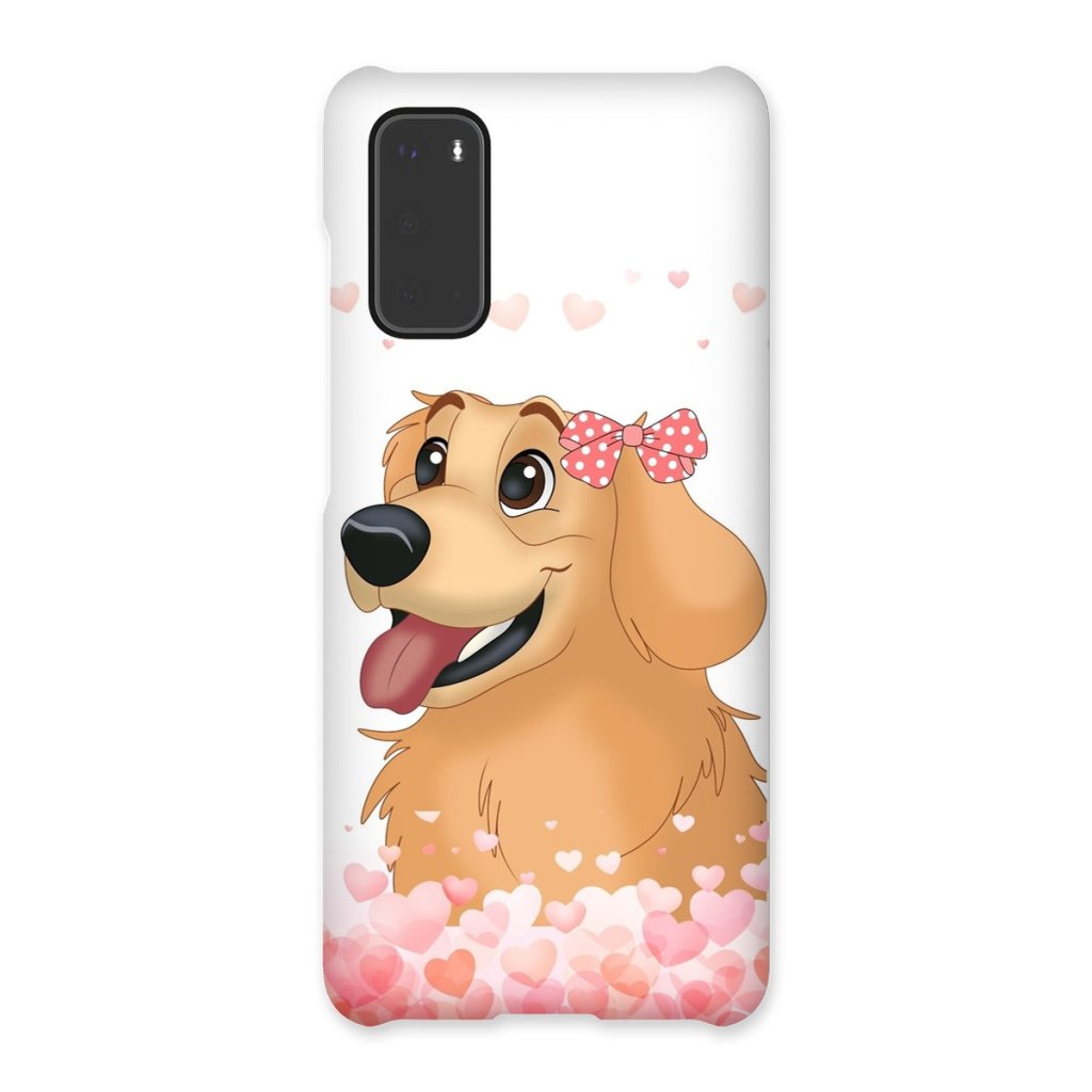 Pet Portraits | Love Bomb: Cartoon One Pet Phone Case | Paw & Glory