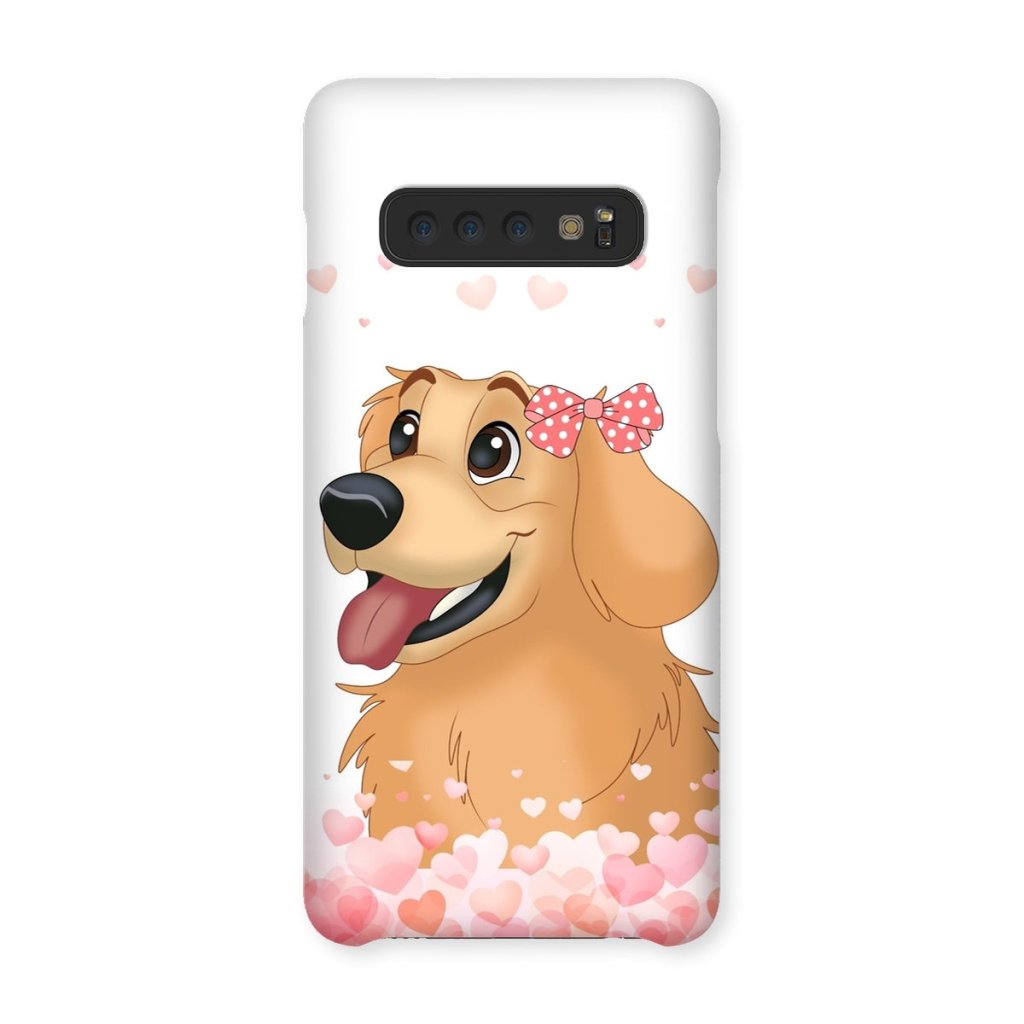 Pet Portraits | Love Bomb: Cartoon One Pet Phone Case | Paw & Glory