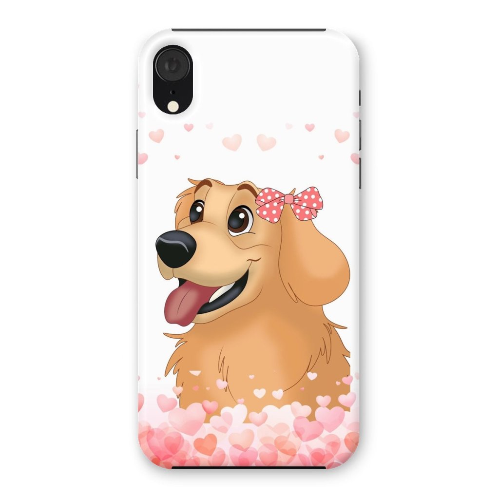 Pet Portraits | Love Bomb: Cartoon One Pet Phone Case | Paw & Glory