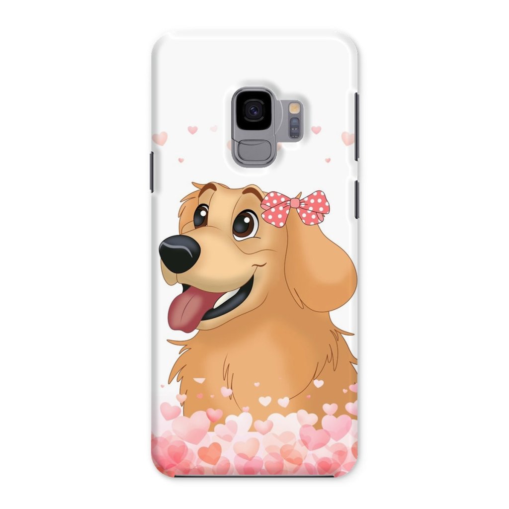 Pet Portraits | Love Bomb: Cartoon One Pet Phone Case | Paw & Glory