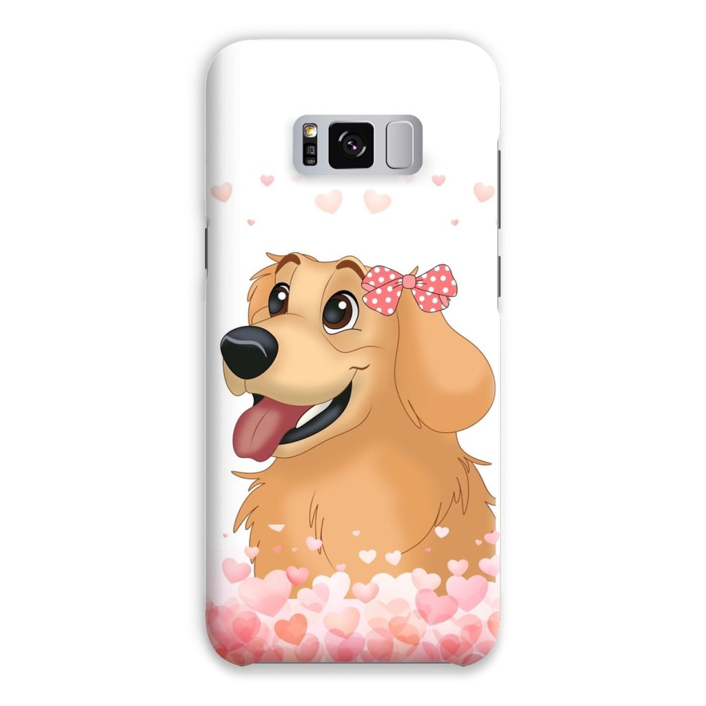 Pet Portraits | Love Bomb: Cartoon One Pet Phone Case | Paw & Glory