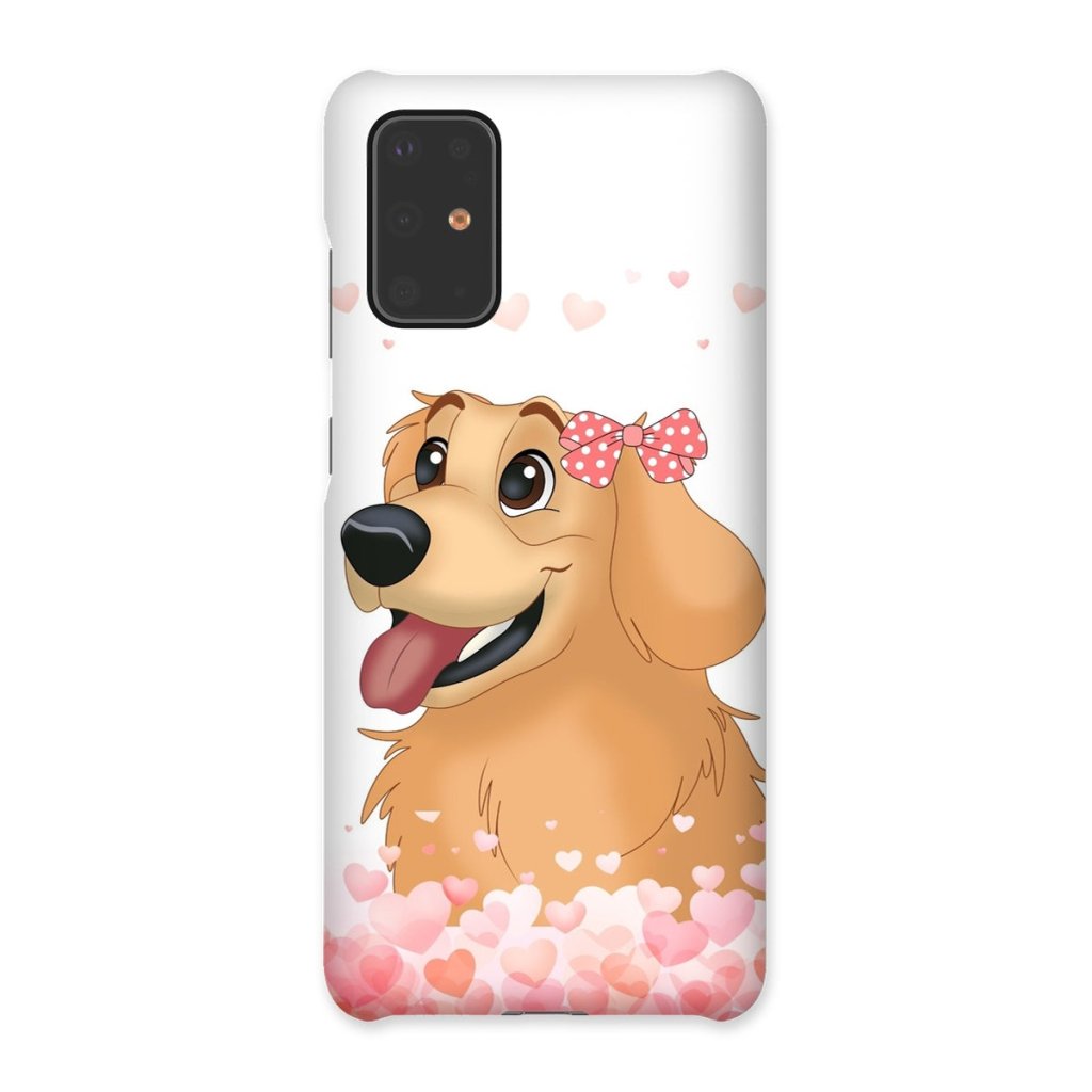 Pet Portraits | Love Bomb: Cartoon One Pet Phone Case | Paw & Glory
