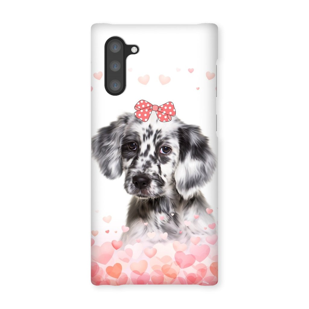 Pet Portraits | Love Bomb: Custom Minimalist One Pet Snap Phone Case | Paw & Glory