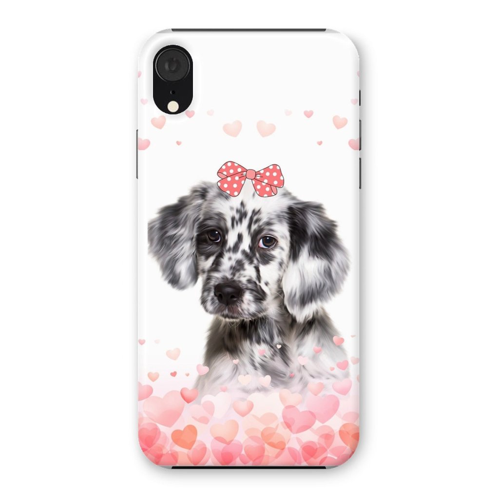 Pet Portraits | Love Bomb: Custom Minimalist One Pet Snap Phone Case | Paw & Glory