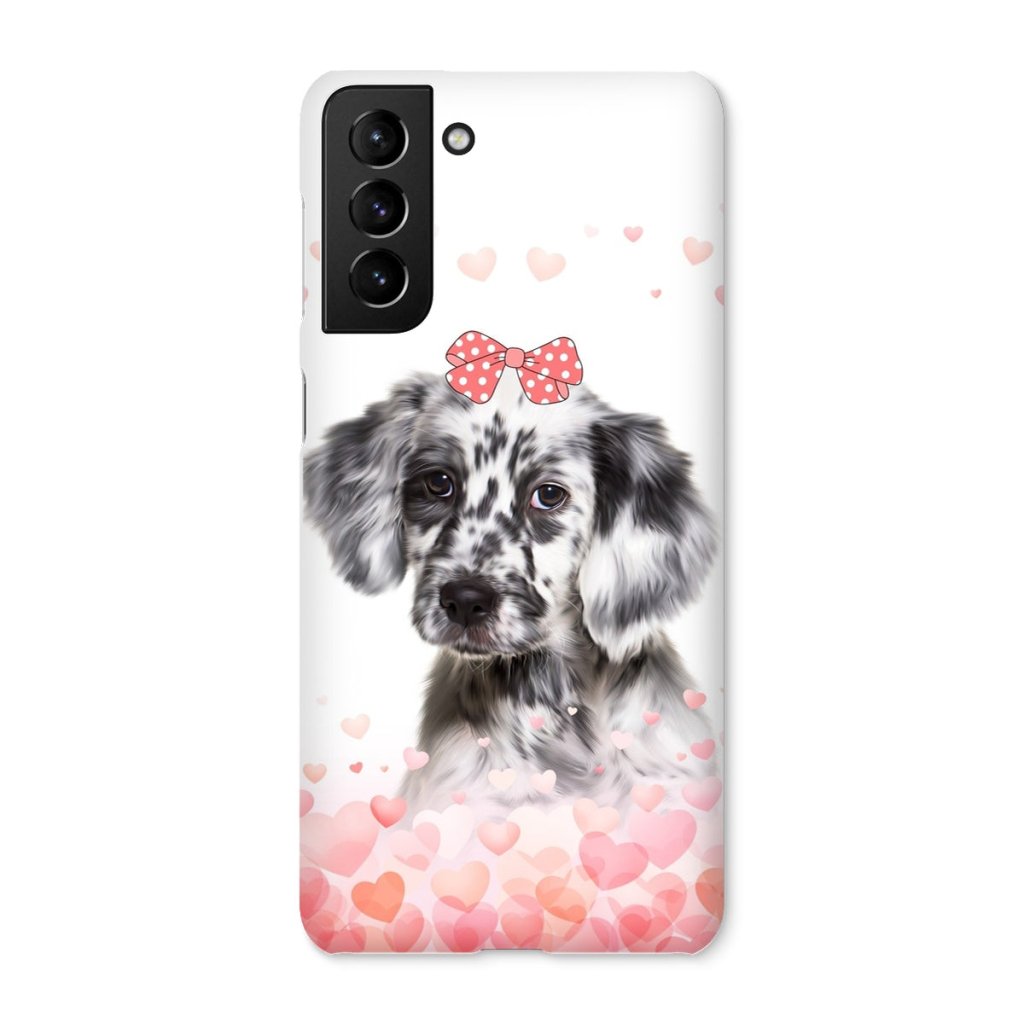 Pet Portraits | Love Bomb: Custom Minimalist One Pet Snap Phone Case | Paw & Glory