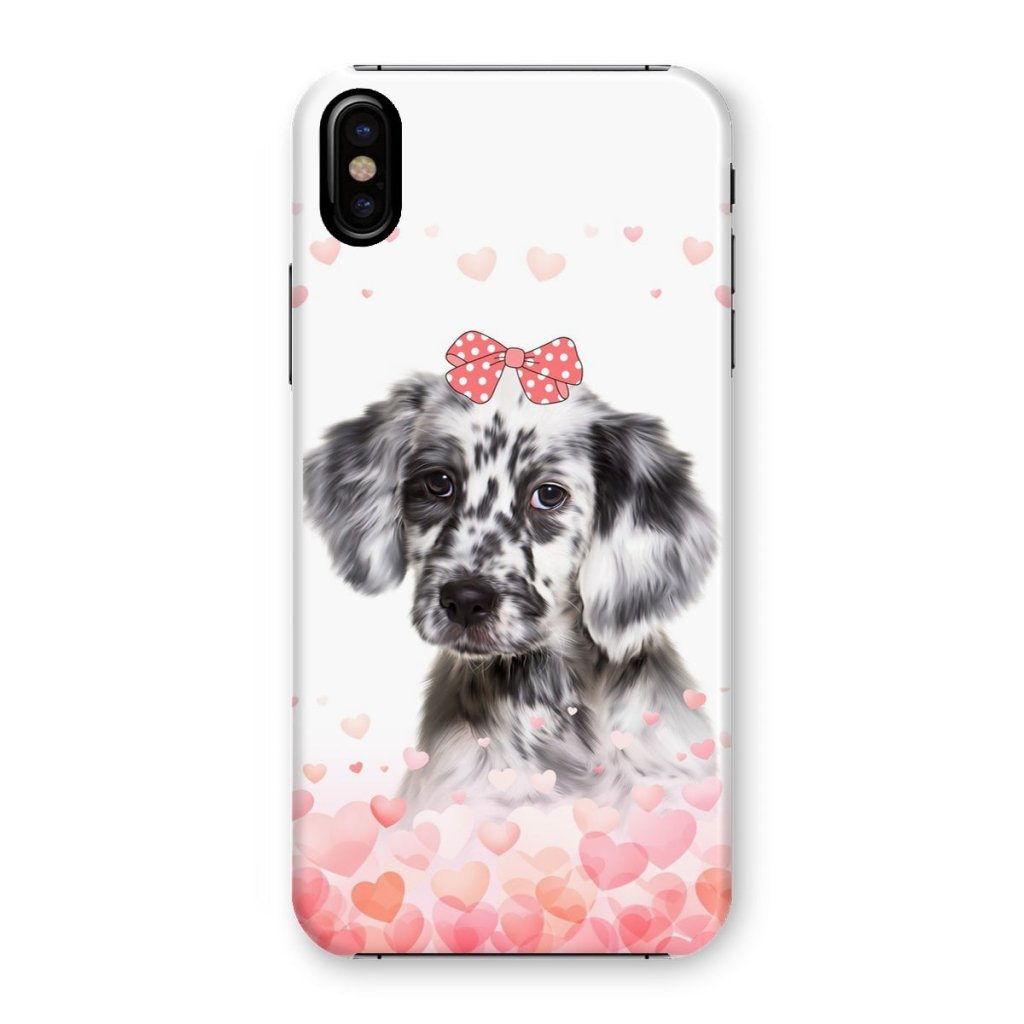 Pet Portraits | Love Bomb: Custom Minimalist One Pet Snap Phone Case | Paw & Glory