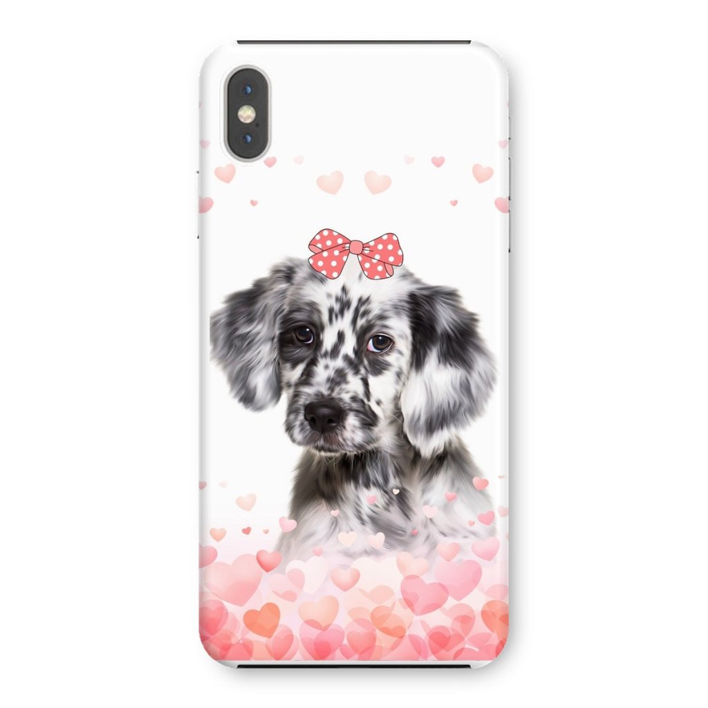 Pet Portraits | Love Bomb: Custom Minimalist One Pet Snap Phone Case | Paw & Glory