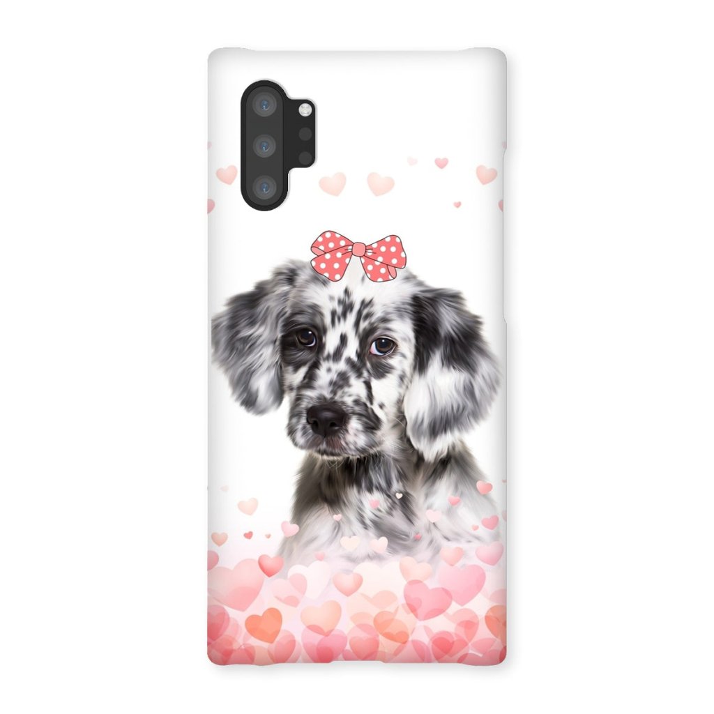 Pet Portraits | Love Bomb: Custom Minimalist One Pet Snap Phone Case | Paw & Glory