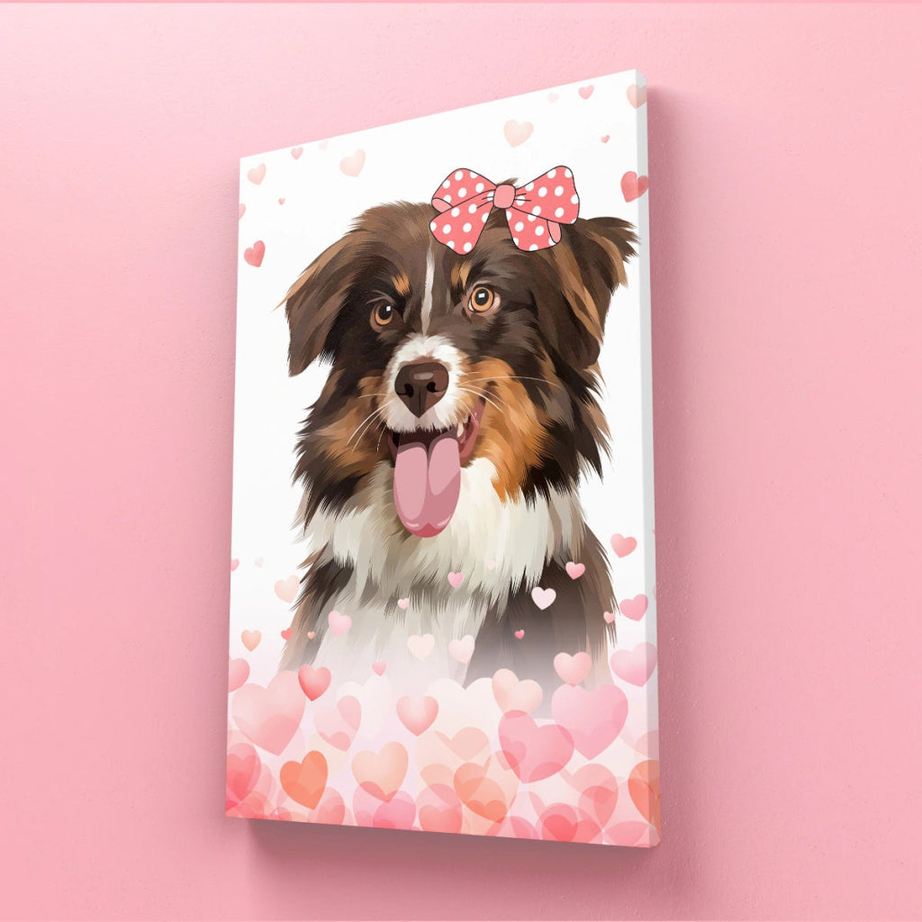 Love Bomb: Pet Canvas - Paw & Glory - Dog Portraits - Pet Portraits