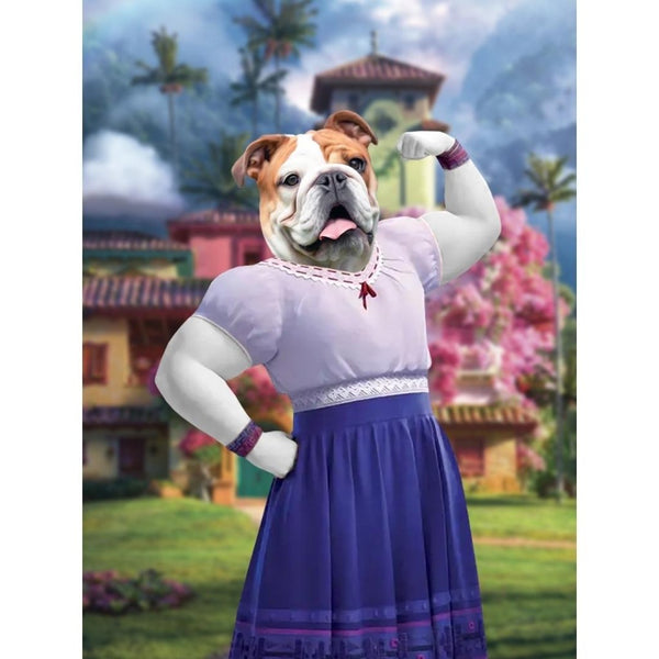 Strong Magical Sister Custom Digital Download Pet Portrait | Paw & Glory