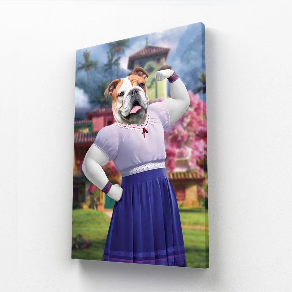Strong Magical Sister Custom Pet Canvas | Custom Pet Portrait Canvas | Paw & Glory