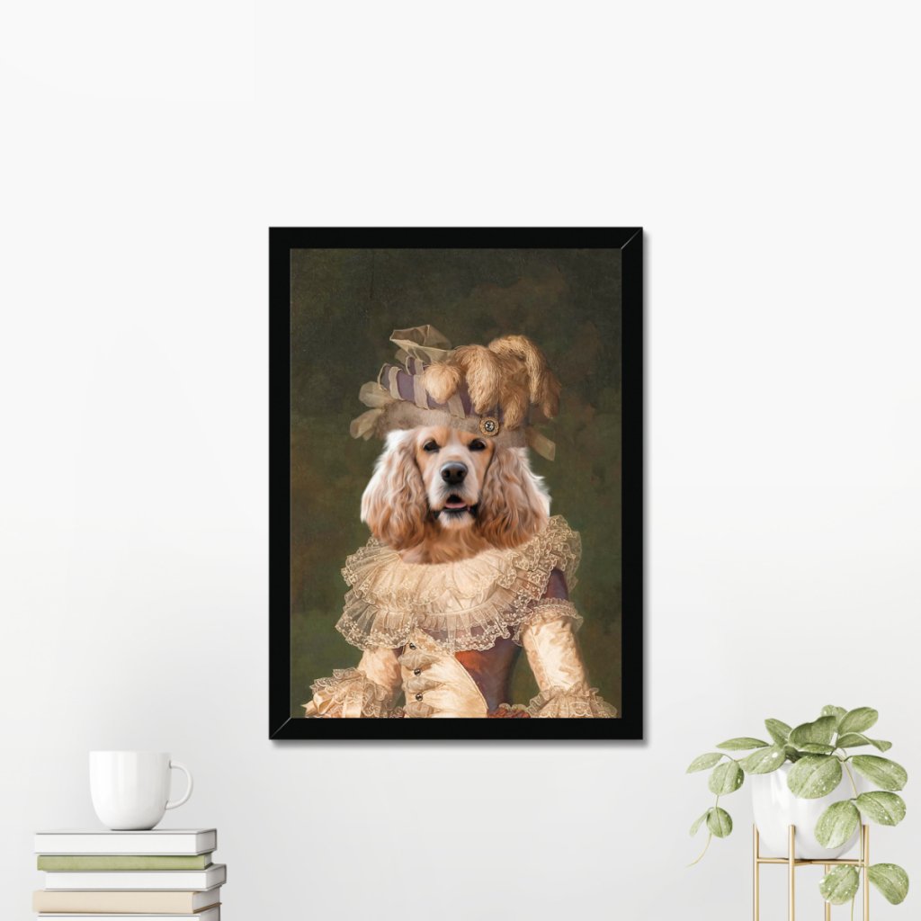 Pet Portraits | Marie Antoinette: Custom Digital Download Pet Portrait | Paw & Glory