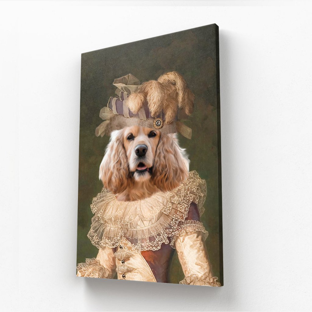 Pet Portraits | Marie Antoinette: Custom Pet Canvas | Paw & Glory
