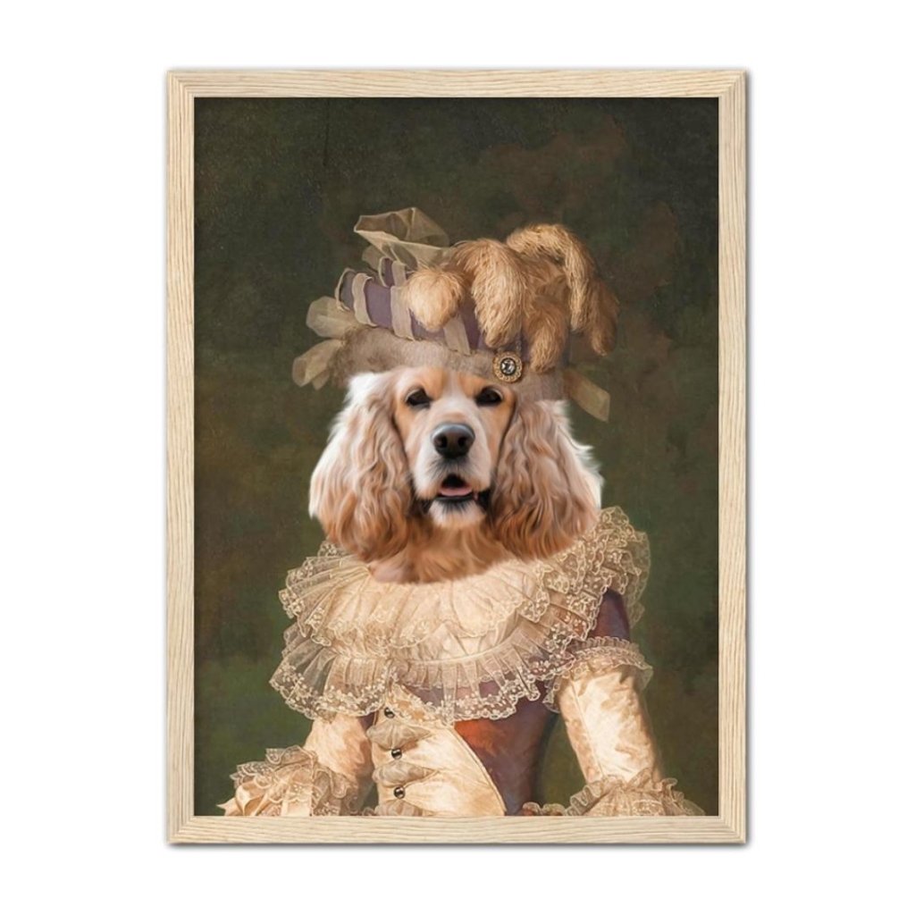 Pet Portraits | Marie Antoinette: Custom Pet Portrait | Paw & Glory