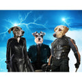 Marvellous Trio: Custom Digital Download Pet Portrait