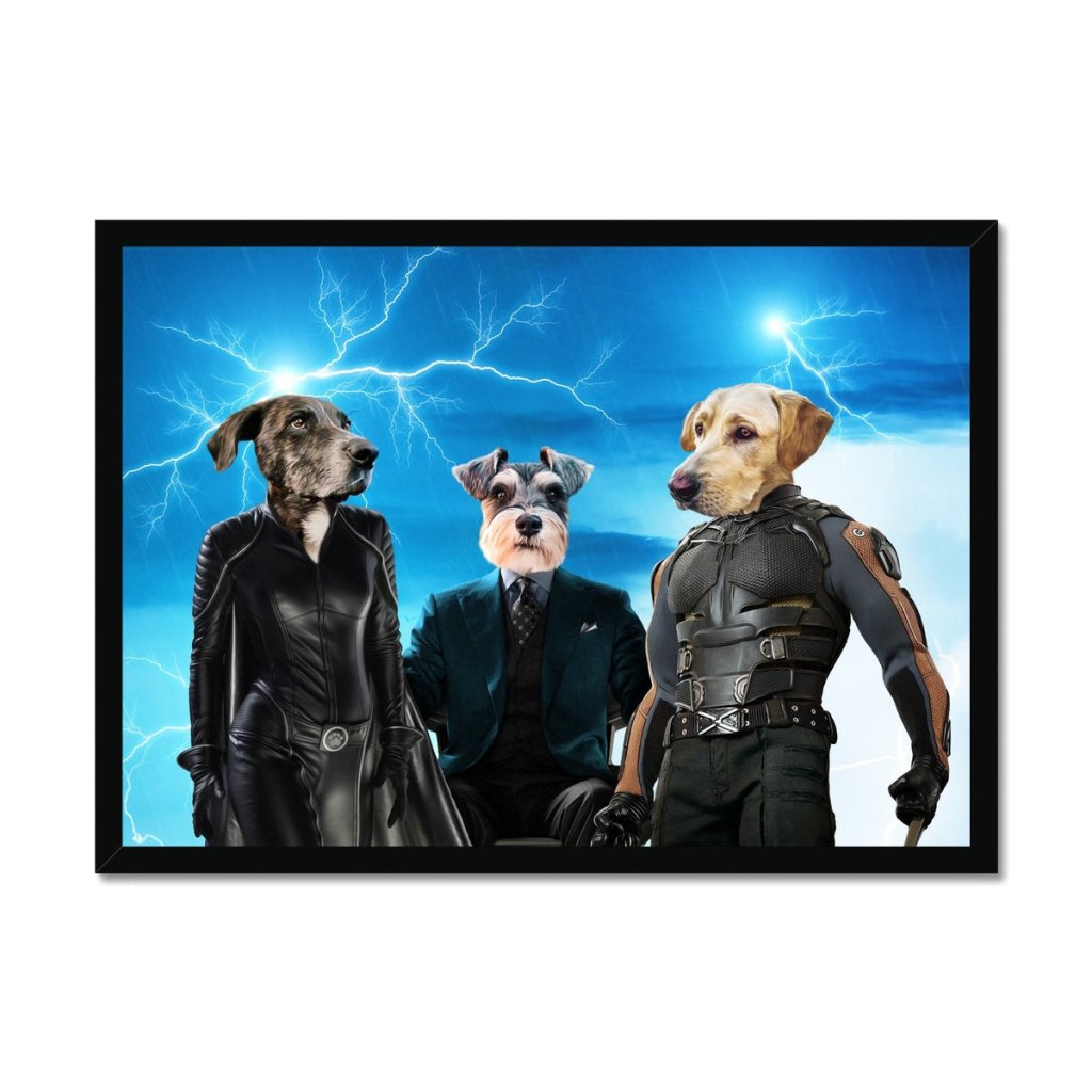 Pet Portraits | Marvellous Trio: Custom Pet Portrait | Paw & Glory