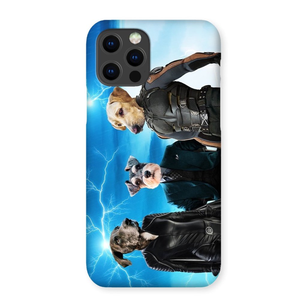 Pet Portraits | Marvellous Trio: Custom Phone Case | Paw & Glory
