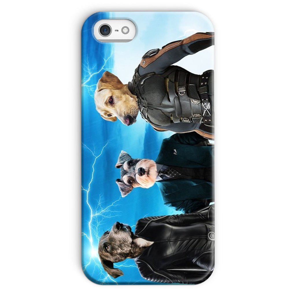 Pet Portraits | Marvellous Trio: Custom Phone Case | Paw & Glory