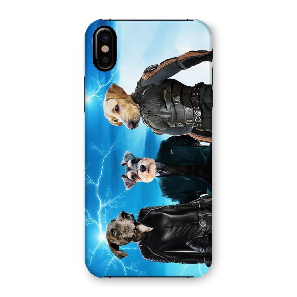 Pet Portraits | Marvellous Trio: Custom Phone Case | Paw & Glory