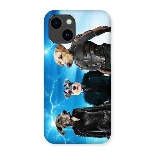 Comic Hero Trio Custom Phone Case | Personalized Pet Gift | Paw & Glory