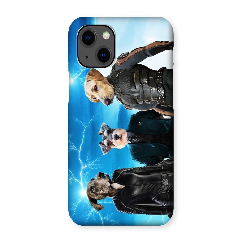 Pet Portraits | Marvellous Trio: Custom Phone Case | Paw & Glory