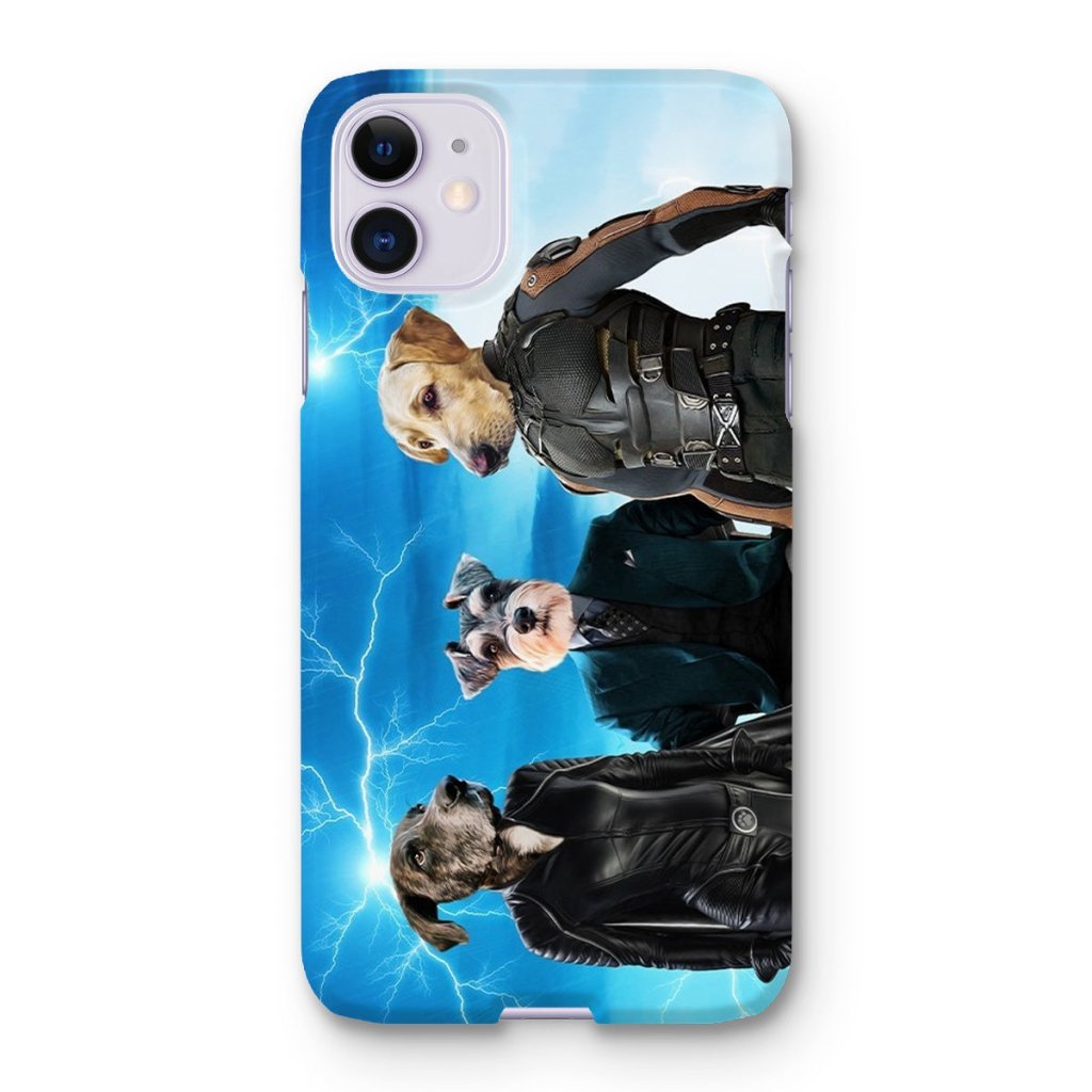 Pet Portraits | Marvellous Trio: Custom Phone Case | Paw & Glory