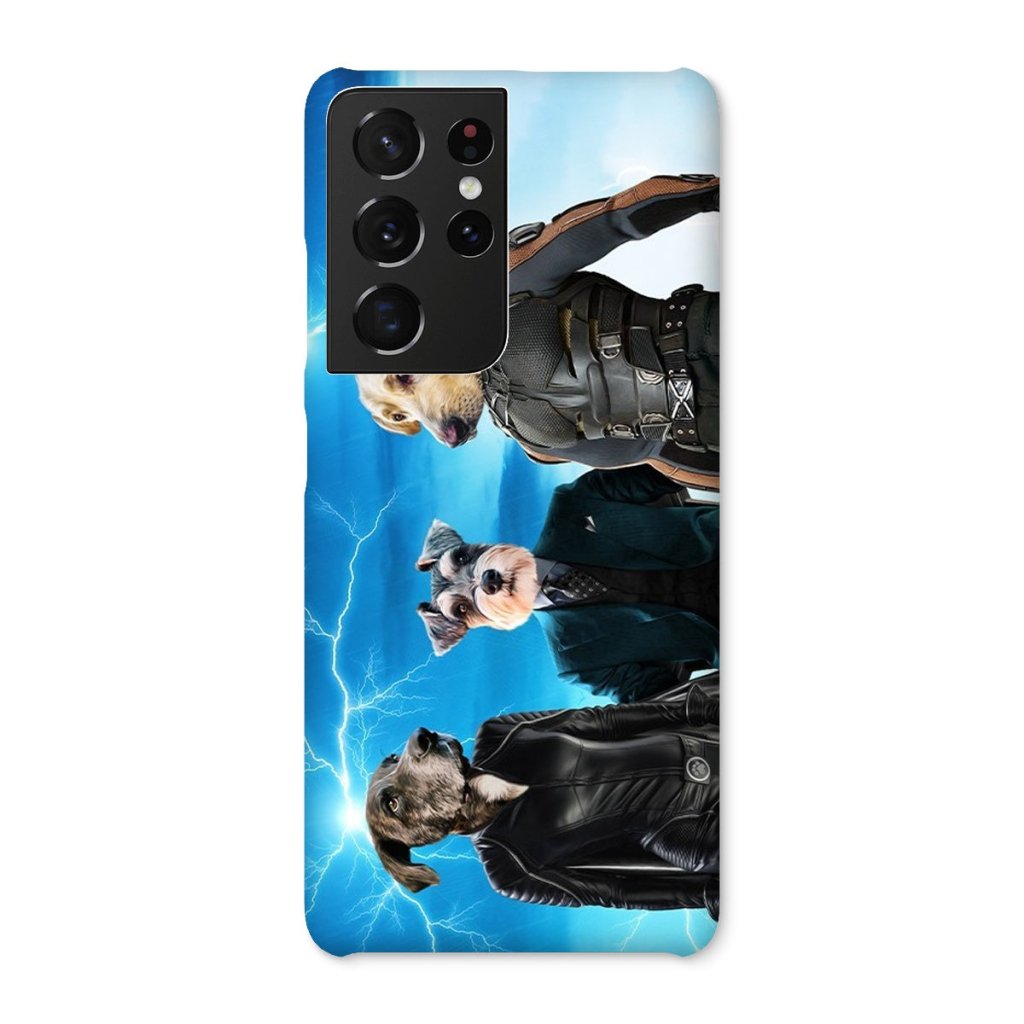 Pet Portraits | Marvellous Trio: Custom Phone Case | Paw & Glory