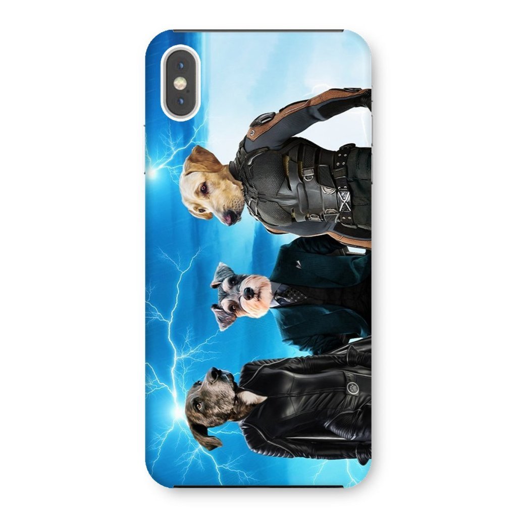 Pet Portraits | Marvellous Trio: Custom Phone Case | Paw & Glory