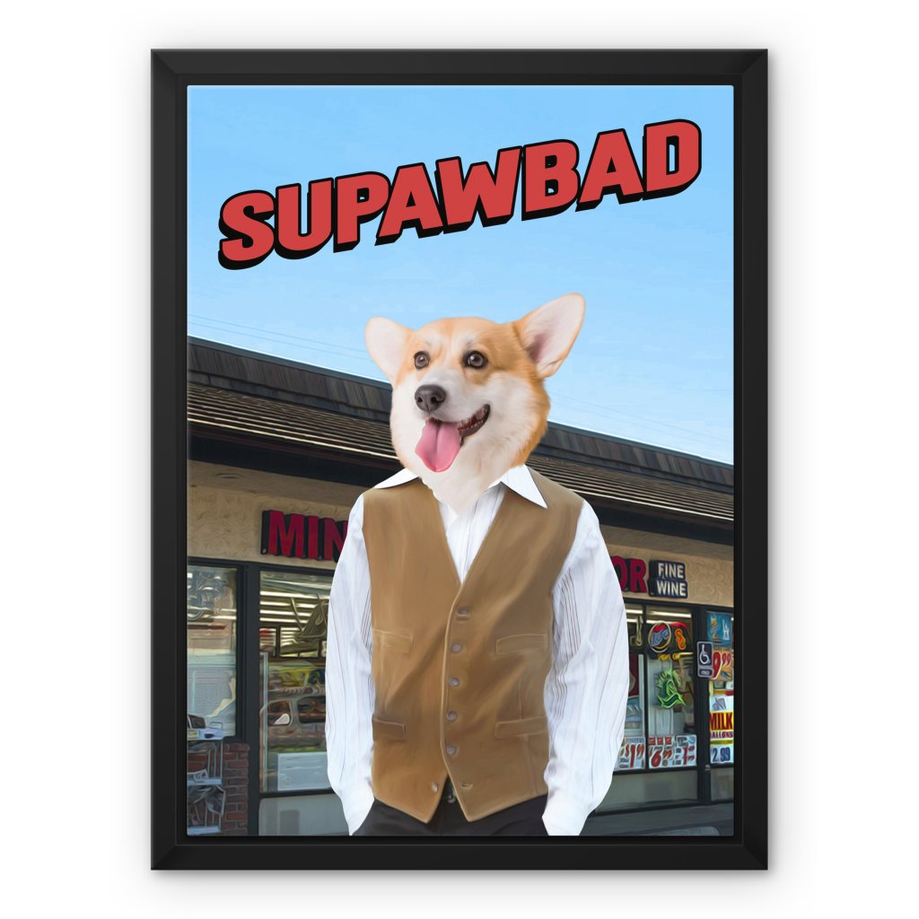 Pet Portraits | McLovin (Superbad Inspired): Custom Pet Canvas | Paw & Glory