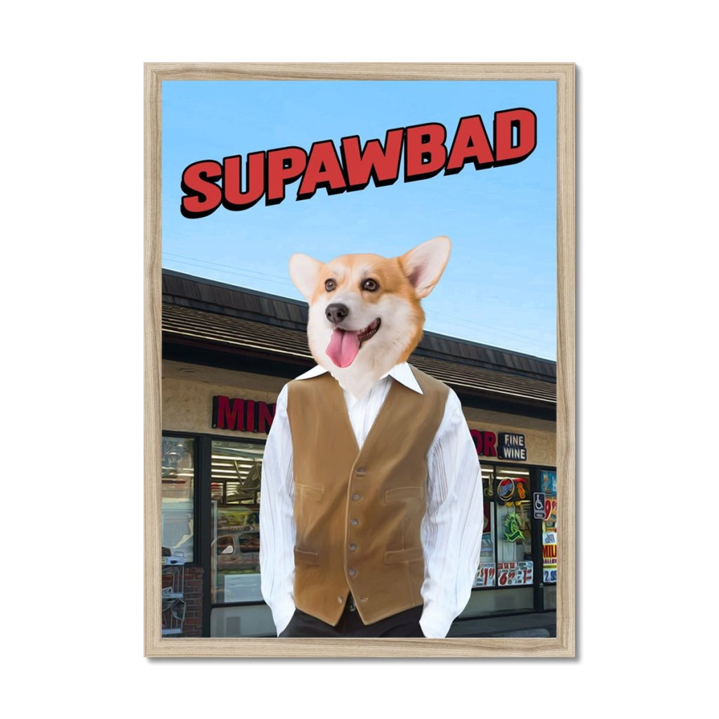 Pet Portraits | McLovin (Superbad Inspired): Custom Pet Portrait | Paw & Glory