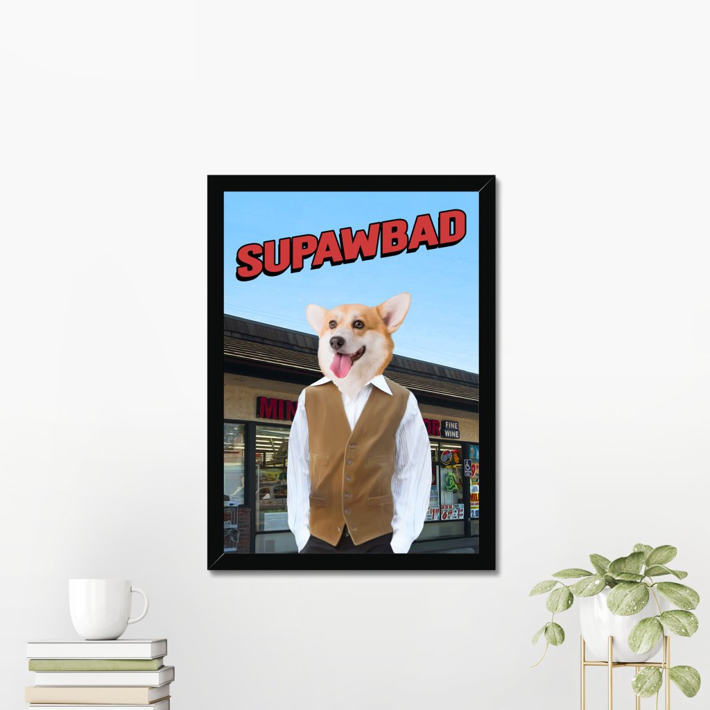 Pet Portraits | McLovin (Superbad Inspired): Custom Pet Portrait | Paw & Glory