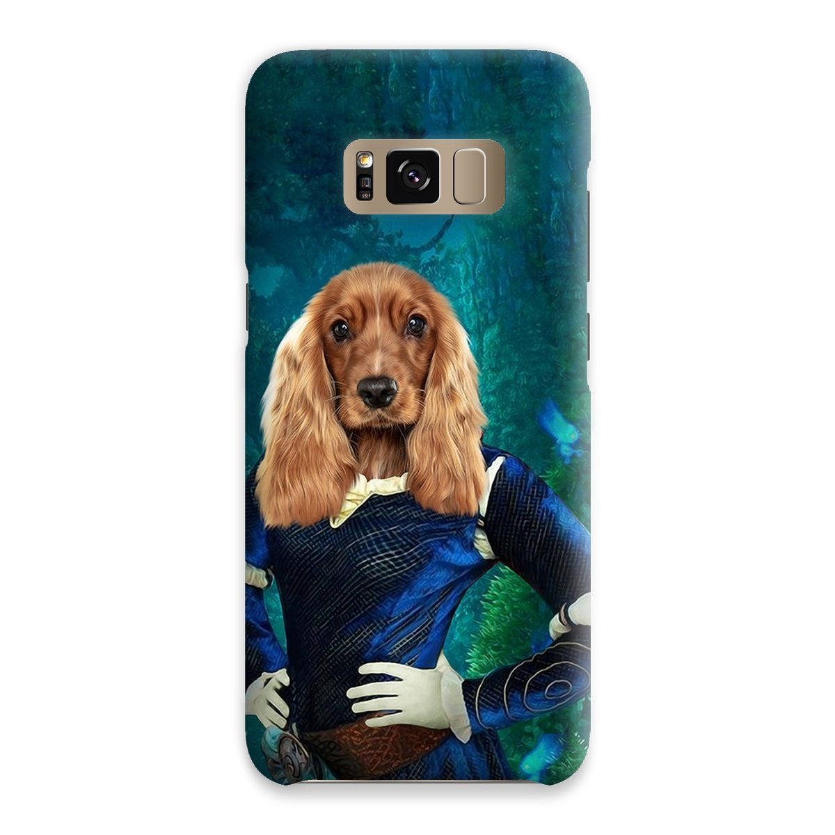 Merida (Brave Inspired): Custom Pet Phone Case - Paw & Glory - Dog Portraits - Pet Portraits