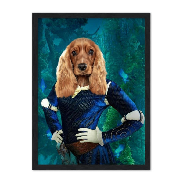 Highland Princess Custom Pet Portrait | Paw & Glory