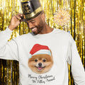 Merry Christmas Ya Filthy Animal Minimalist Pet Face Sweatshirt
