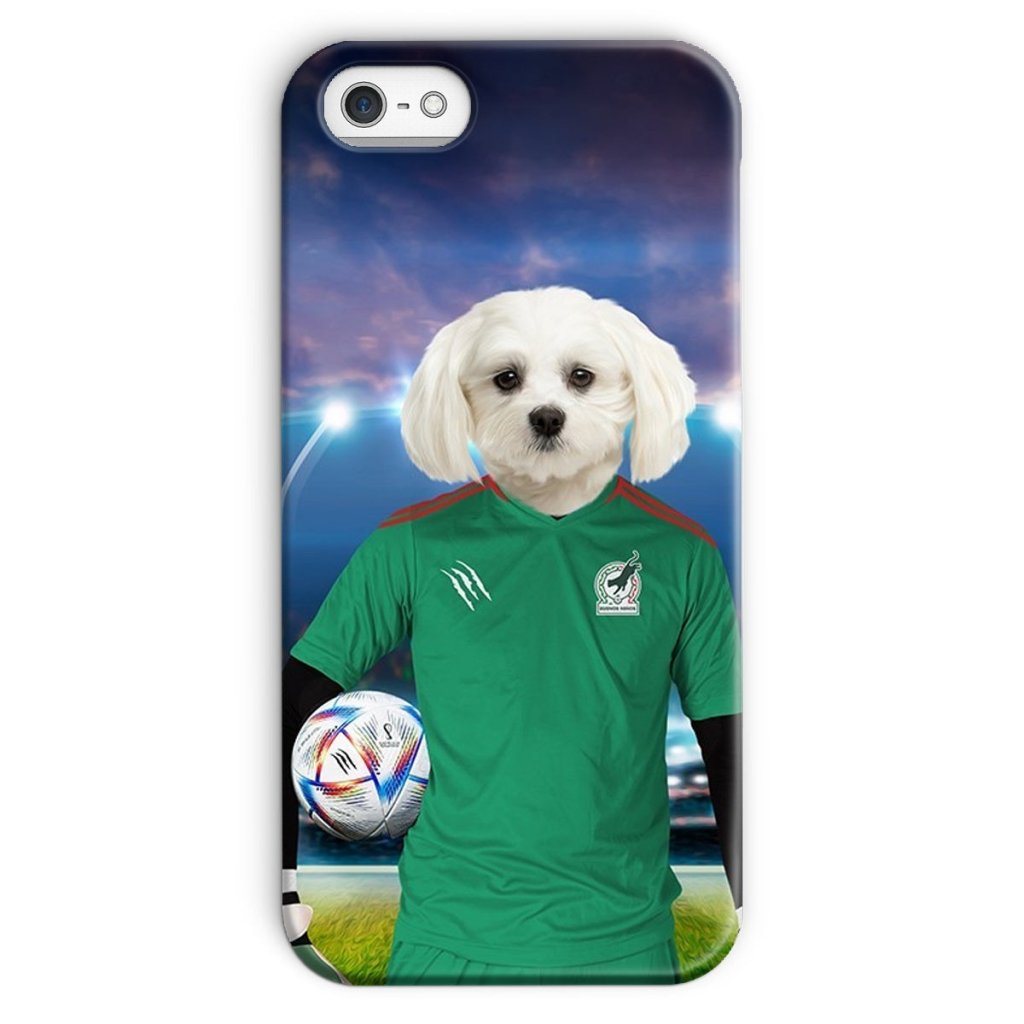 Pet Portraits | Mexico Football Team (FIFA 2022): Custom Pet Phone Case | Paw & Glory