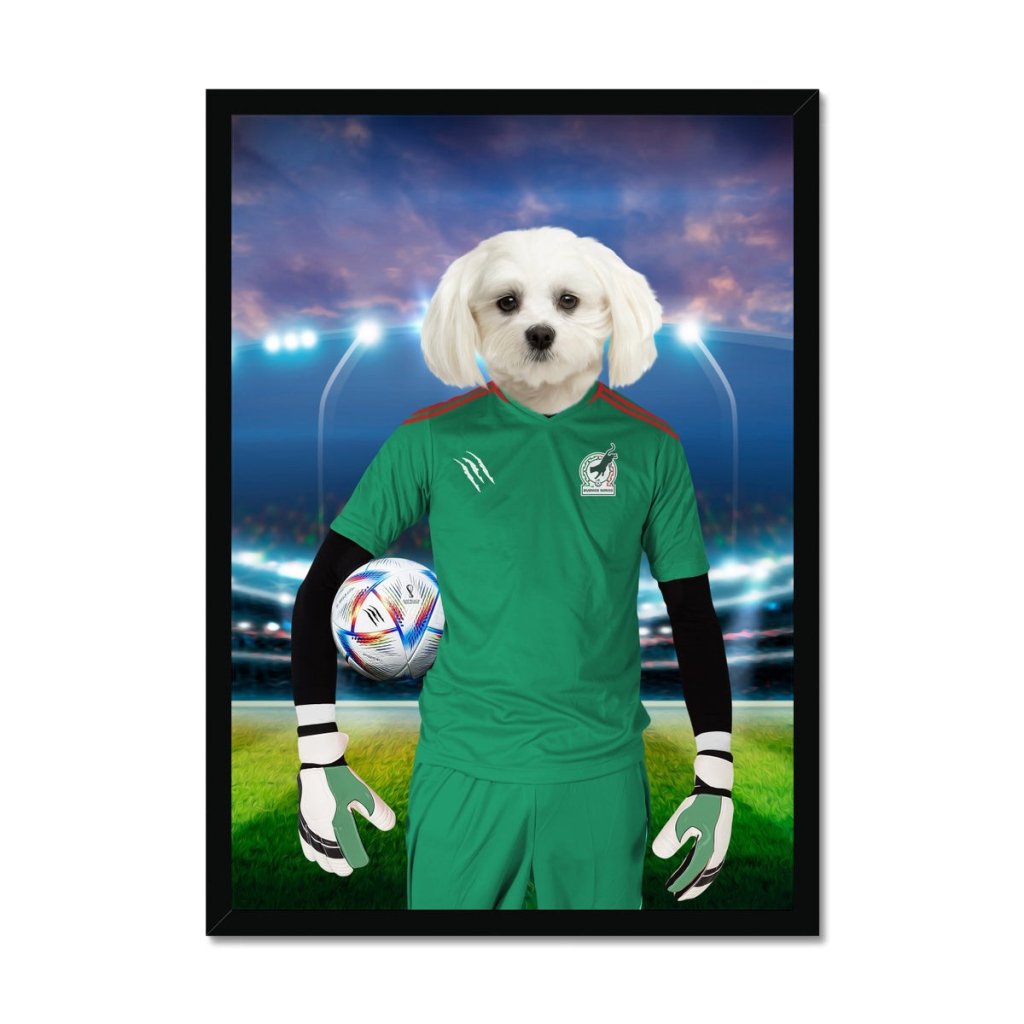 Pet Portraits | Mexico Football Team (FIFA 2022): Custom Pet Portrait | Paw & Glory