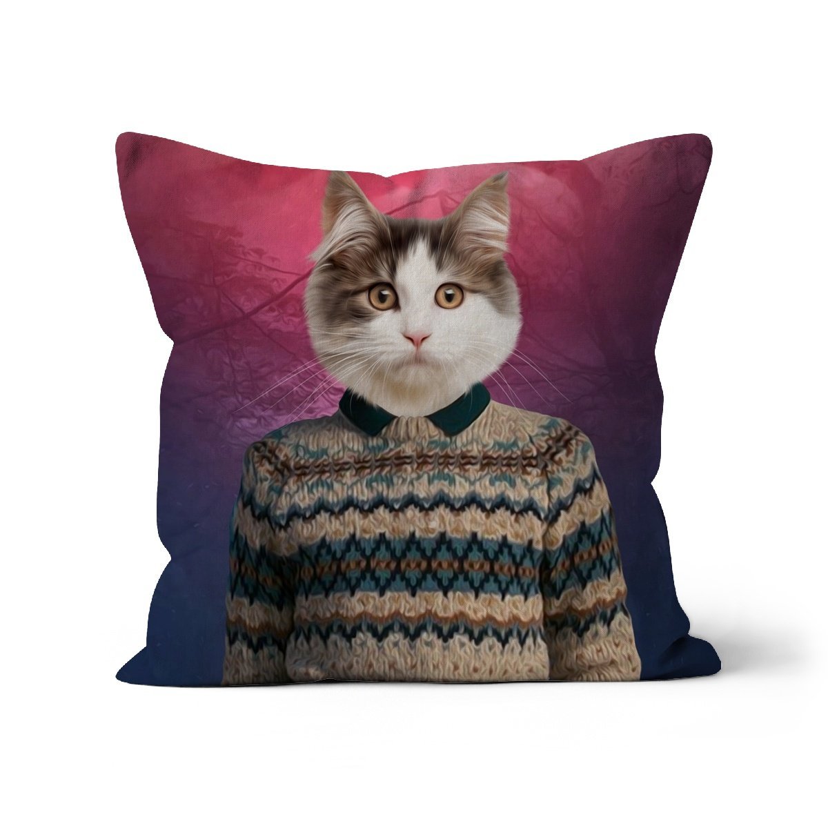 Pet Portraits | Mike (Stranger Things Inspired): Custom Pet Pillow | Paw & Glory