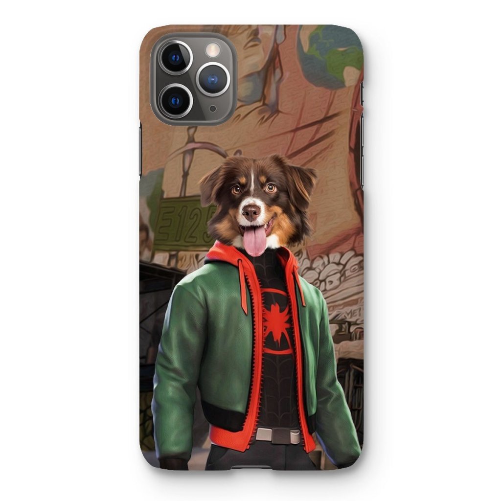Pet Portraits | Miles Morales (Marvel Inspired): Custom Pet Phone Case | Paw & Glory