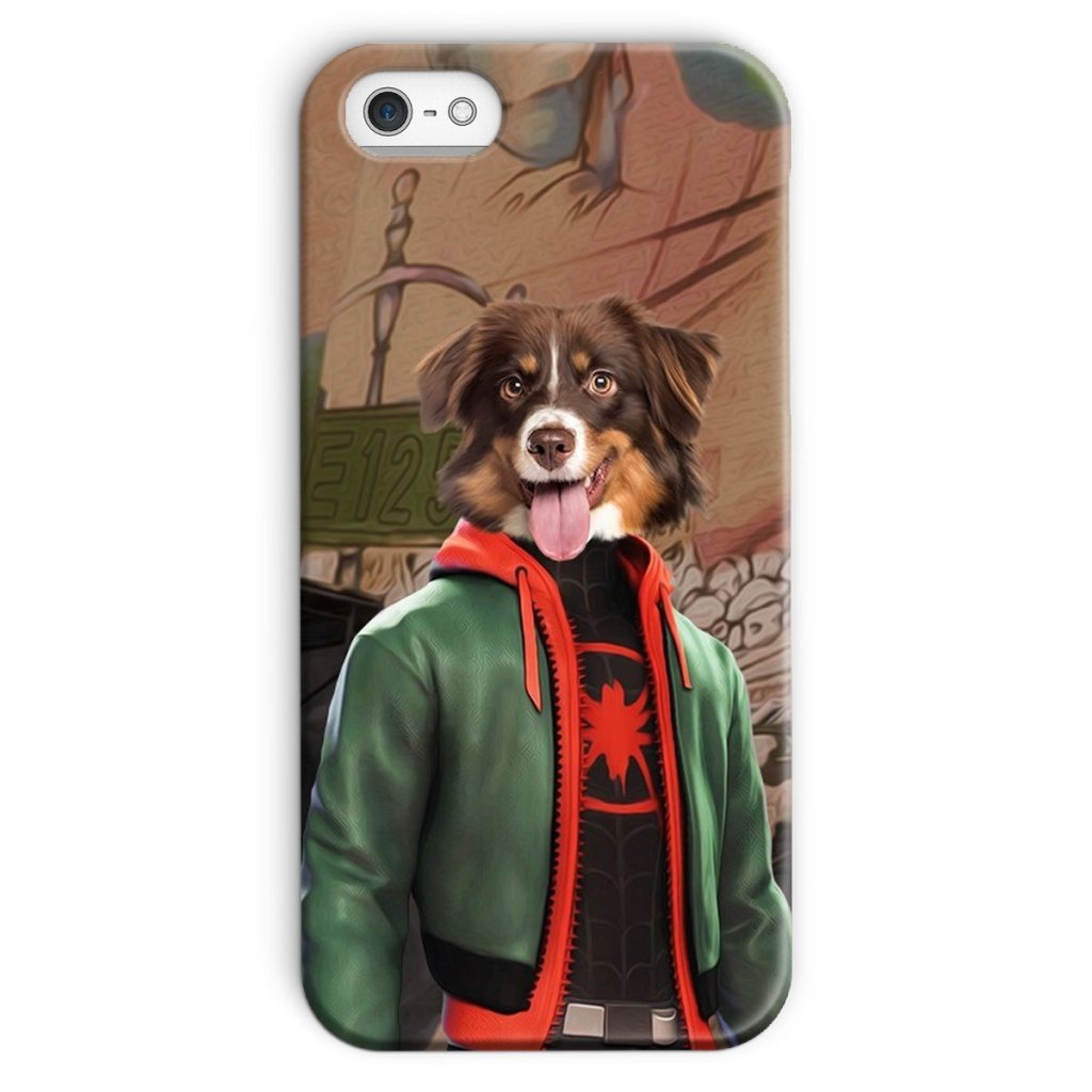 Pet Portraits | Miles Morales (Marvel Inspired): Custom Pet Phone Case | Paw & Glory